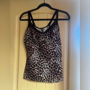 Ruby Ribbon leopard lace cami 36